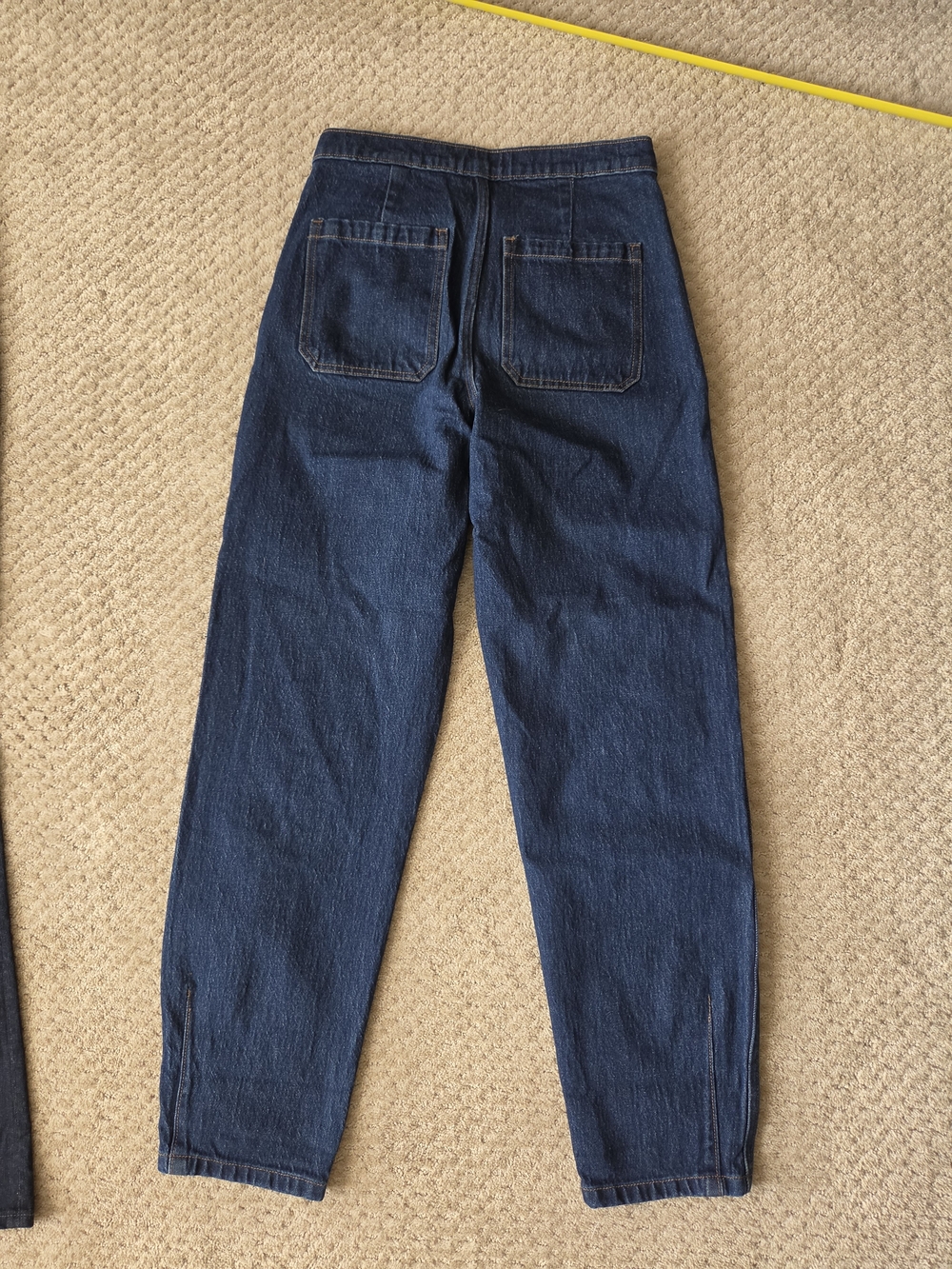 Banana Republic Tall Hi-Rise Dark Blue High-Rise Barrel Jeans 0/25